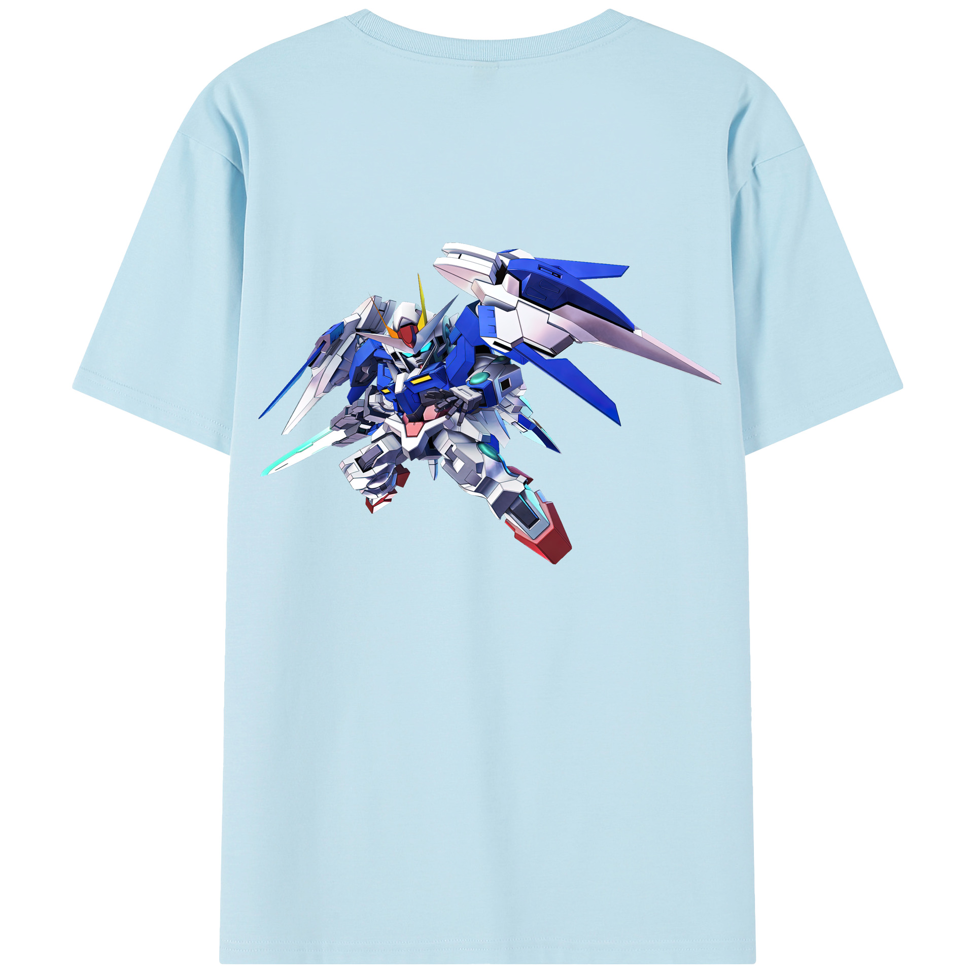 （画像用） 機動戦士ガンダム Mobile Suit Gundam 綿100％半袖Tシャツ（背面プリント）